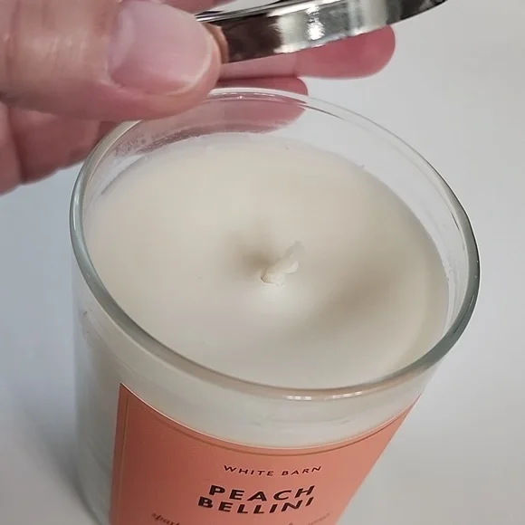 White Barn Peach Bellini Scented Candle - Picture 2 of 3